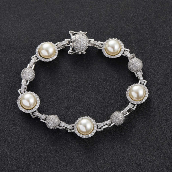 14mm New Arrival Pearls Bracelet for Men