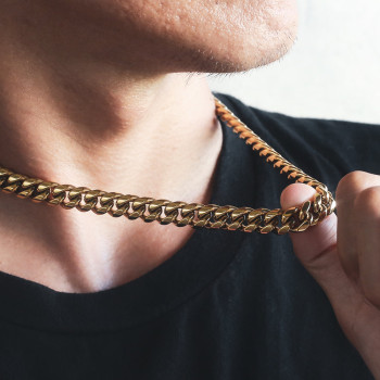Cool 10mm Stainless Steel Cuban Link Chain