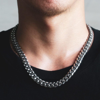 Cool 10mm Stainless Steel Cuban Link Chain