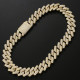 Chic Hip Hop 15mm CZ Diamond Mens Cuban Chain 