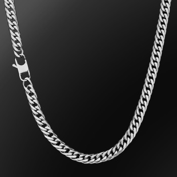 6-Sided | Hip Hop 12mm Miami Stainless Steel Cuban Link Chain for men