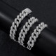 Chic Hip Hop 15mm CZ Diamond Mens Cuban Chain 