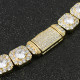 Chic 13mm Iced Out CZ Diamond Mens Tennis Chain