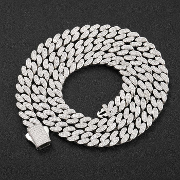 Trendy Diamond Hip Hop 9mm Cuban Necklace for Men